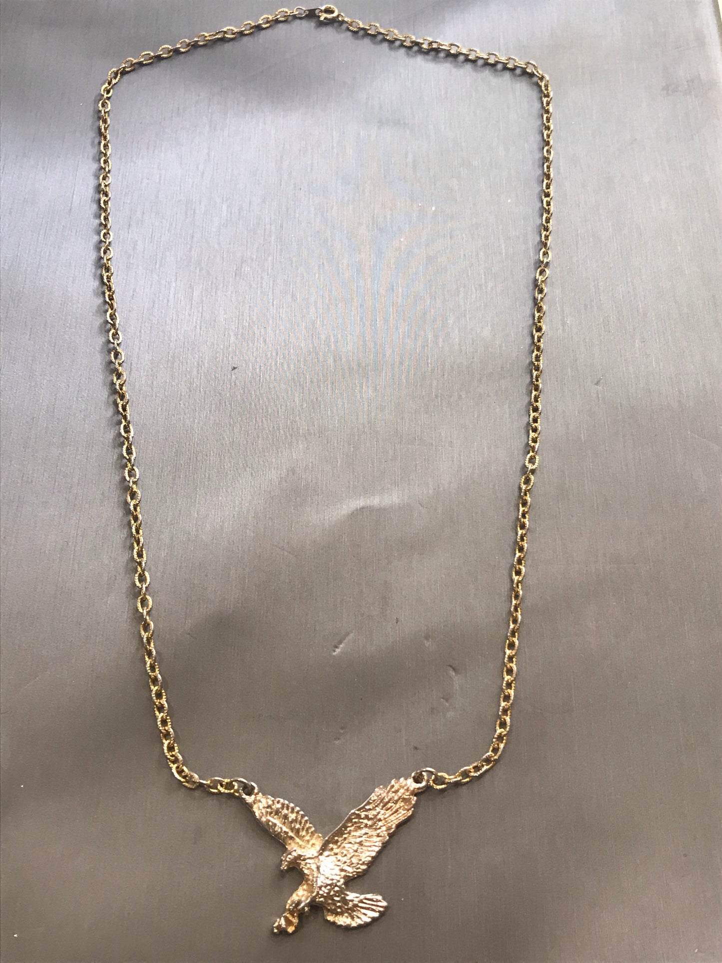 Fly Like An Eagle Gold Necklace