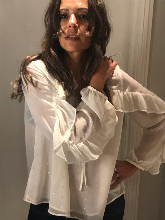 ‘Girls in White’ Vintage Blouse