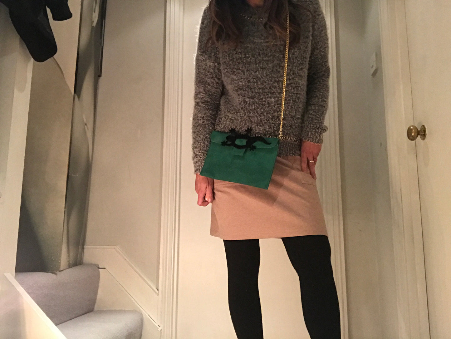 Secretary Supersoft Camel Skirt