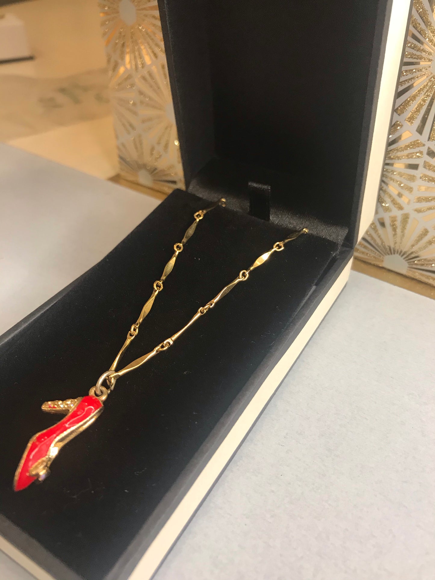 Glass Slipper Necklace