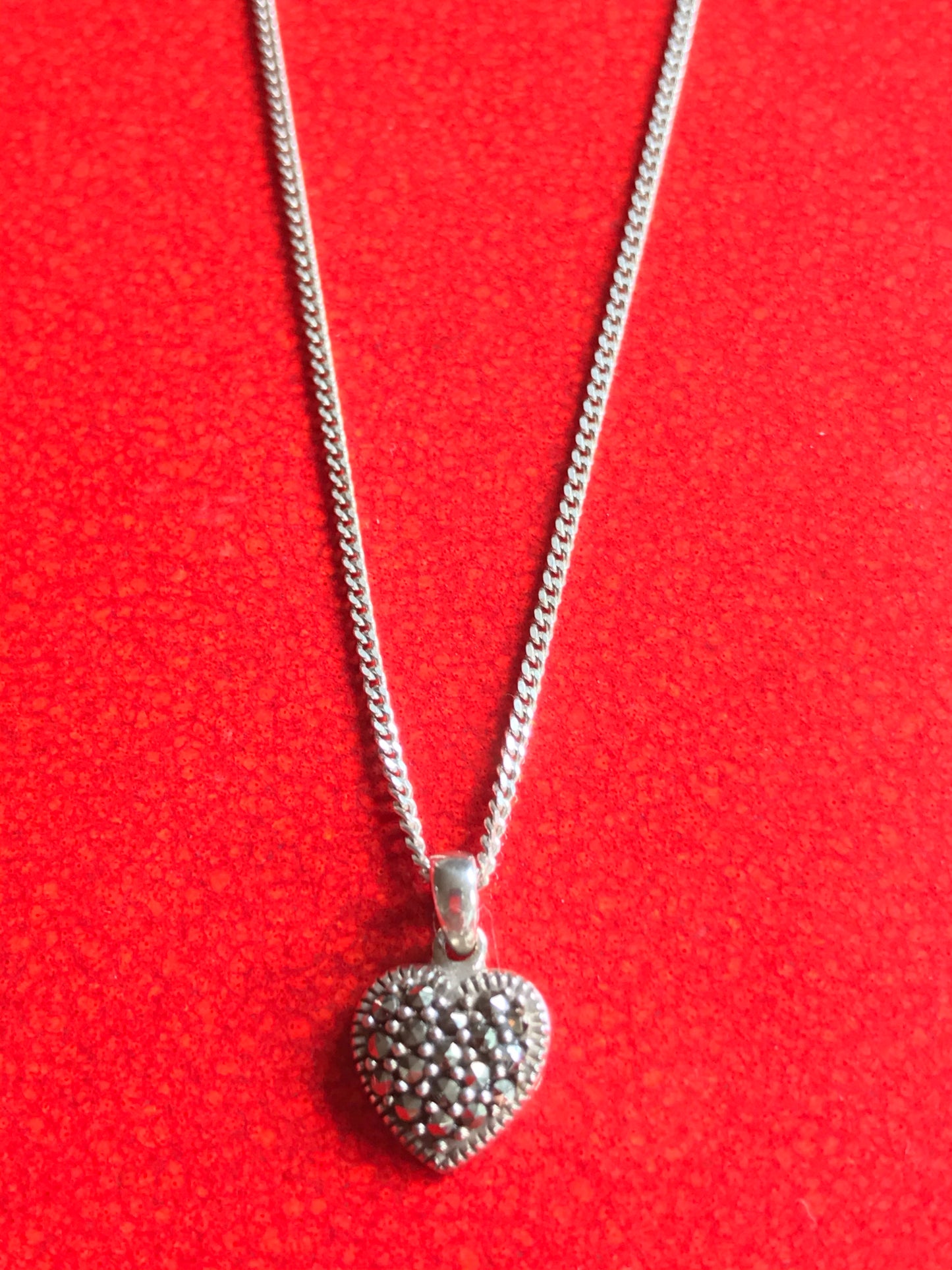 Glittering Prize Heart Necklace