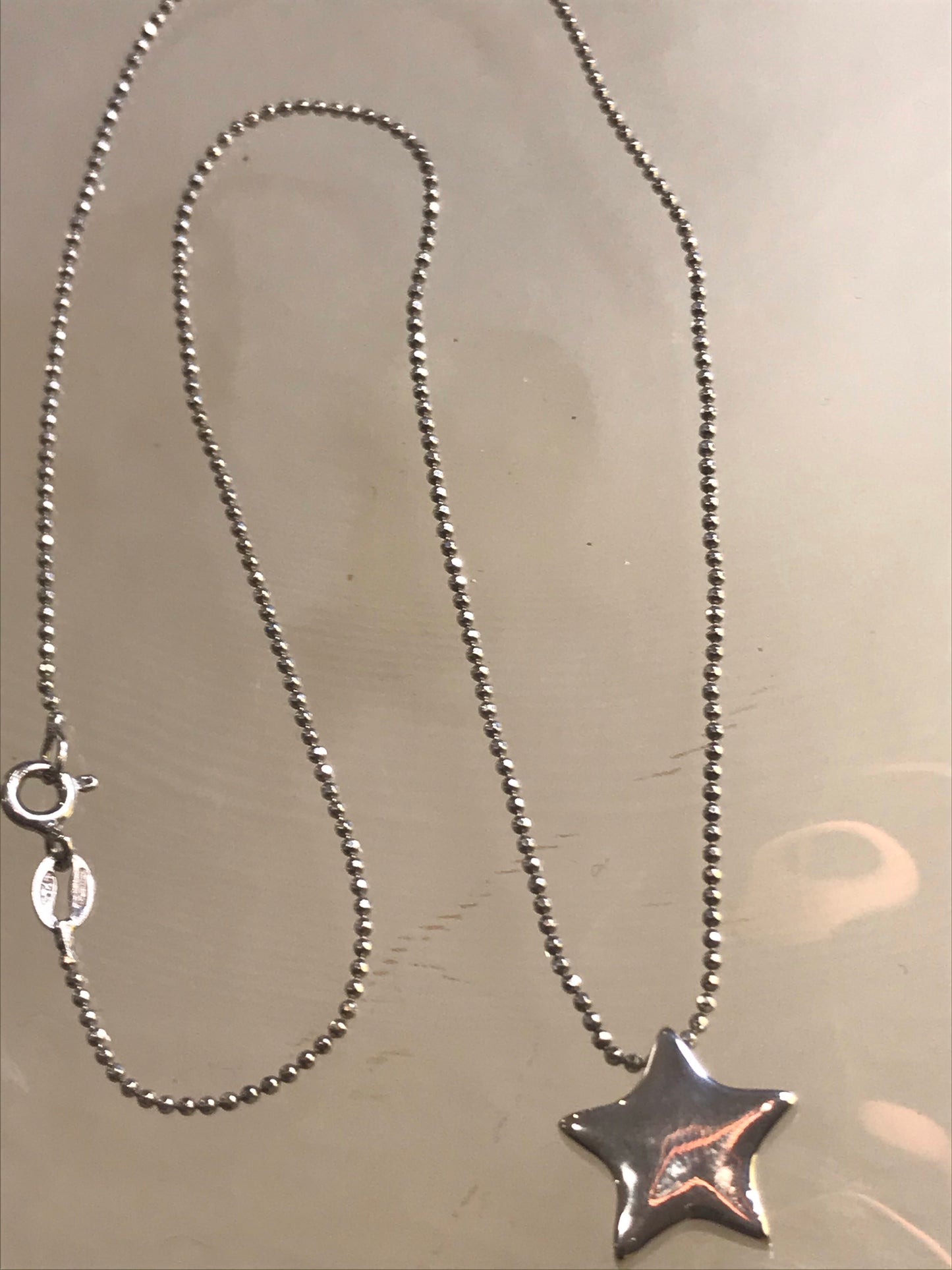 You’ll Always Be My Star Silver Necklace