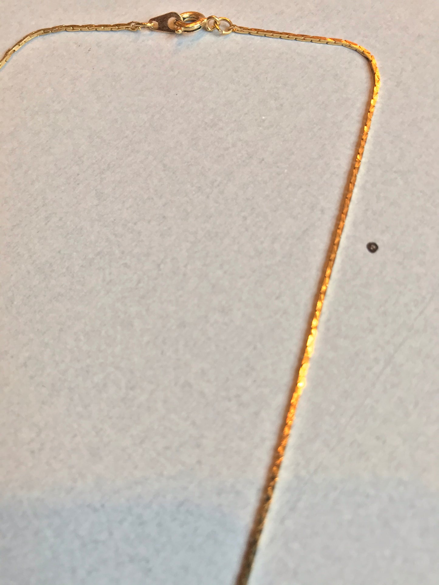 Turquoise Swarovski Heart Pendant on Gold Chain