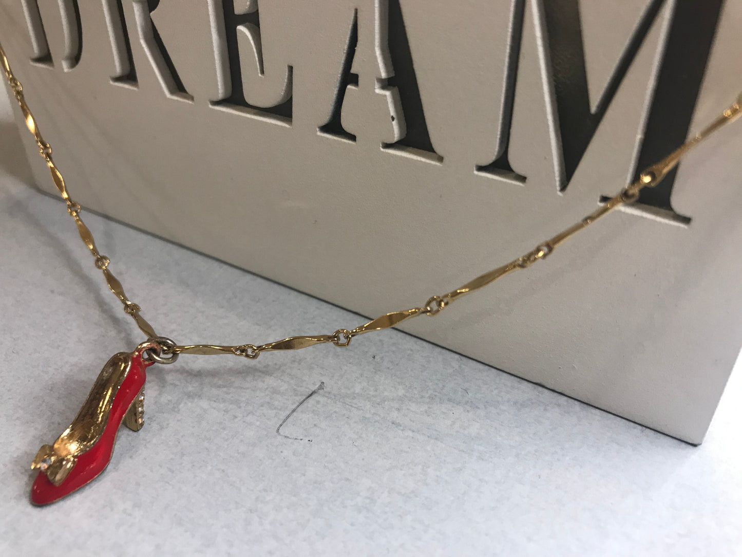 Glass Slipper Necklace