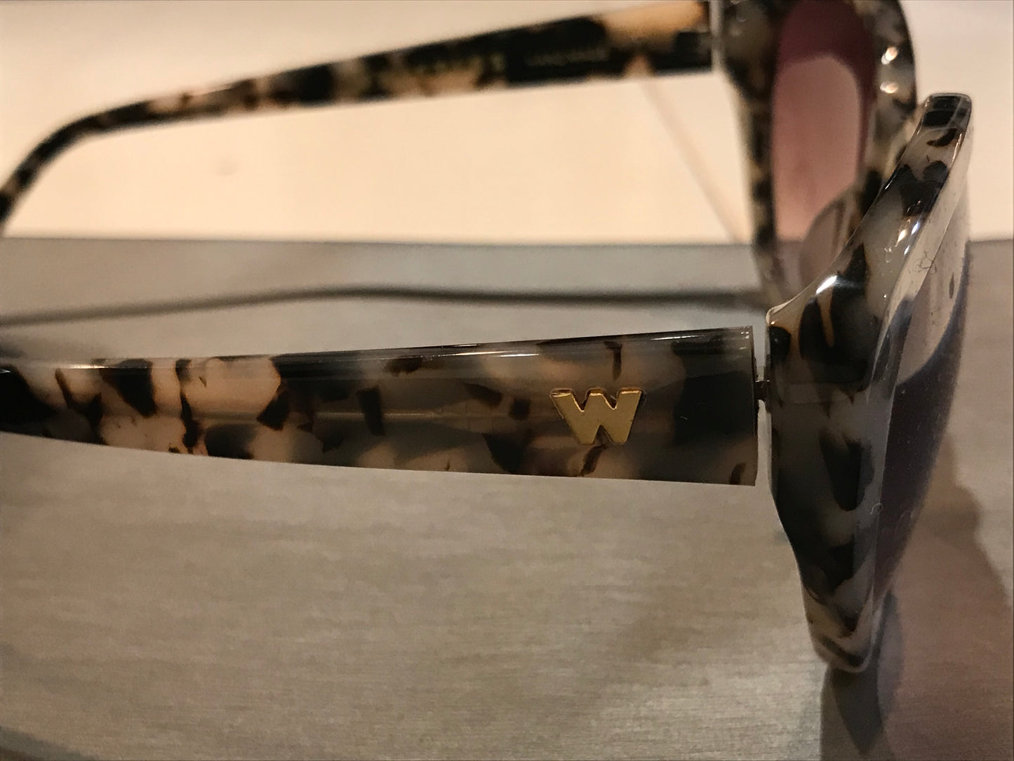 WHISTLES Animal Print Sunglasses