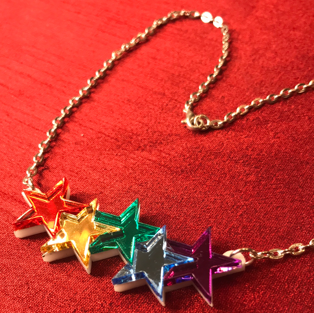 Superstar Baby Acrylic Necklace