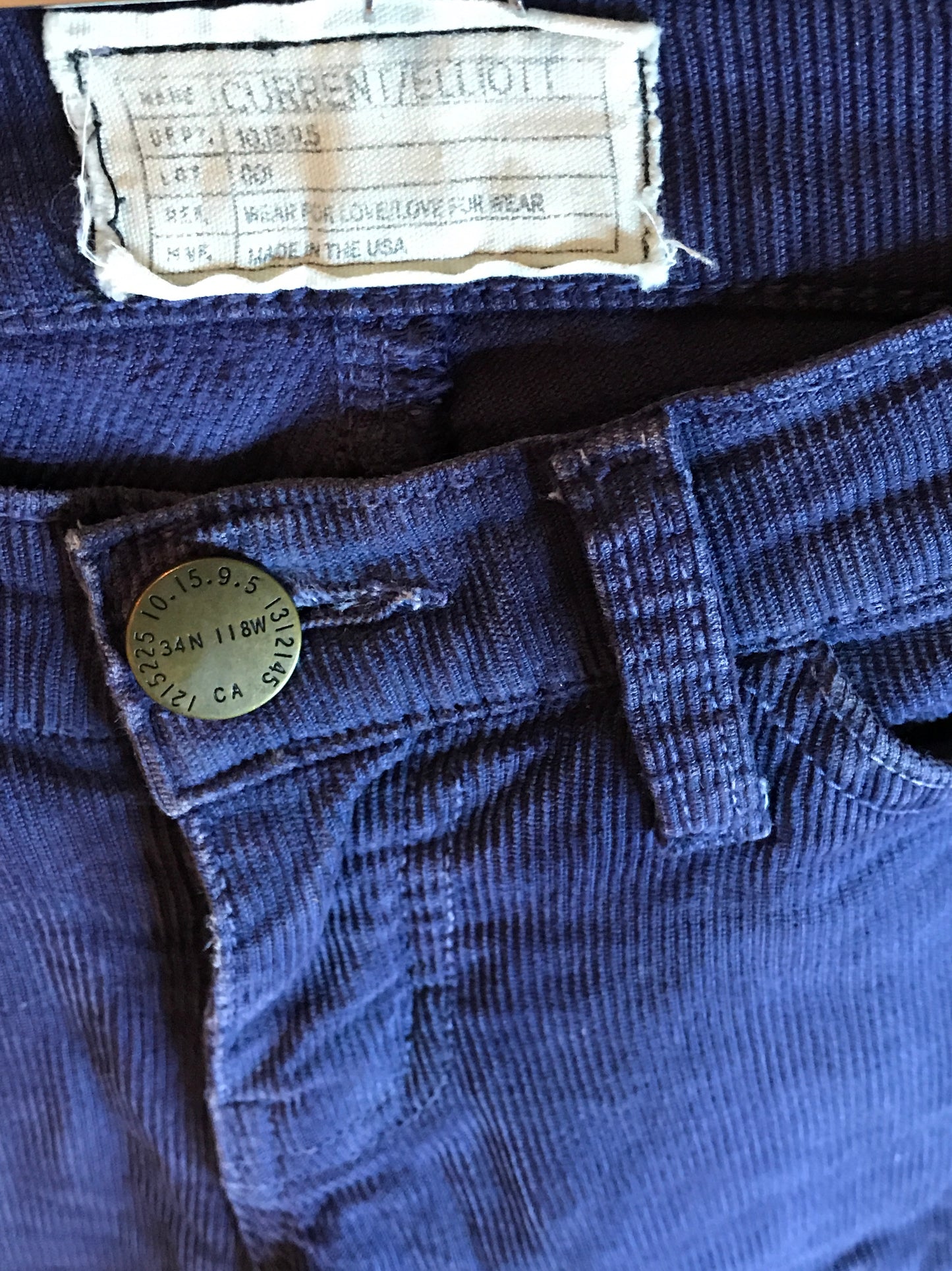 Current Elliott 'So Cool It Hurts' Corduroy Jeans
