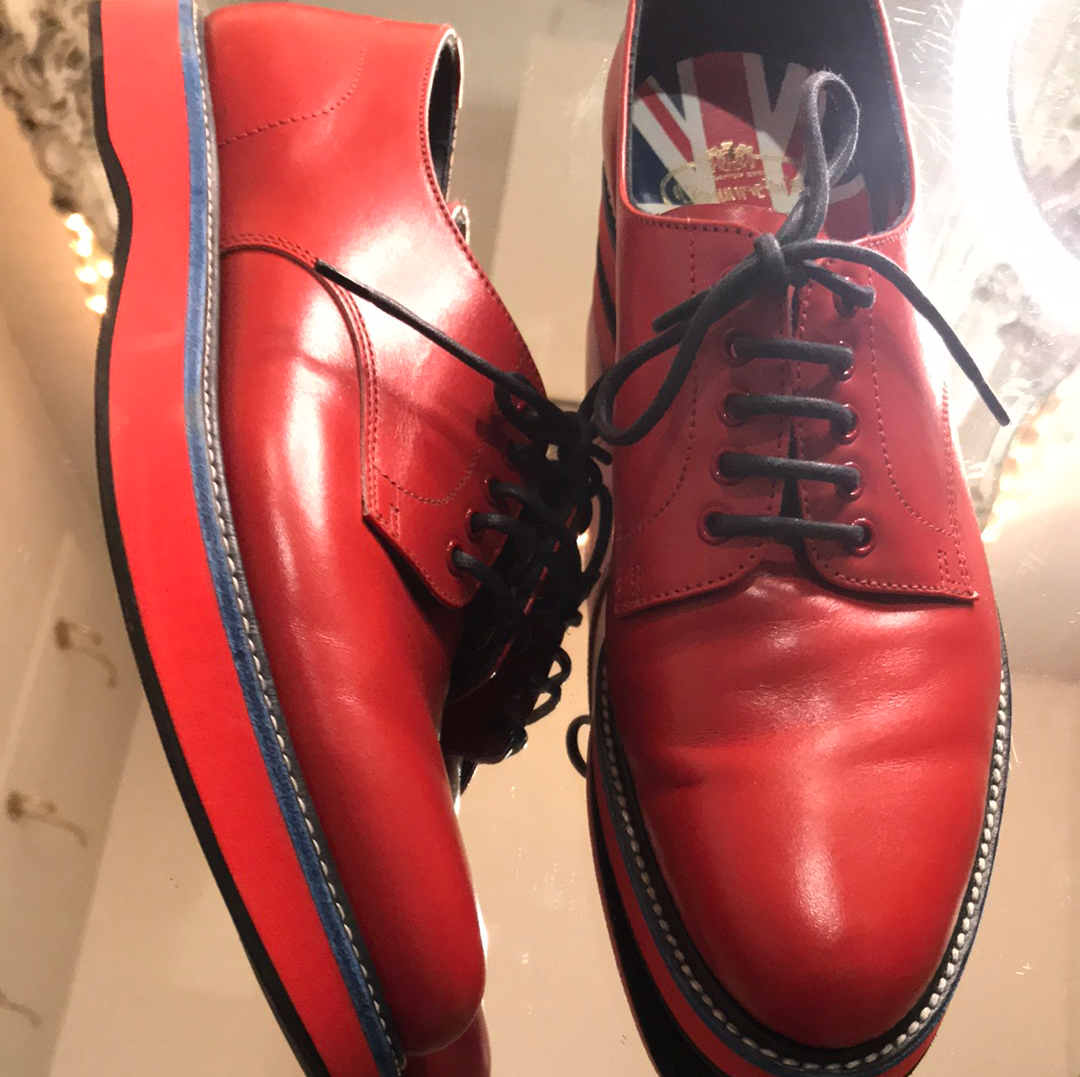 Church’s Red Leather Brogues (size 38)