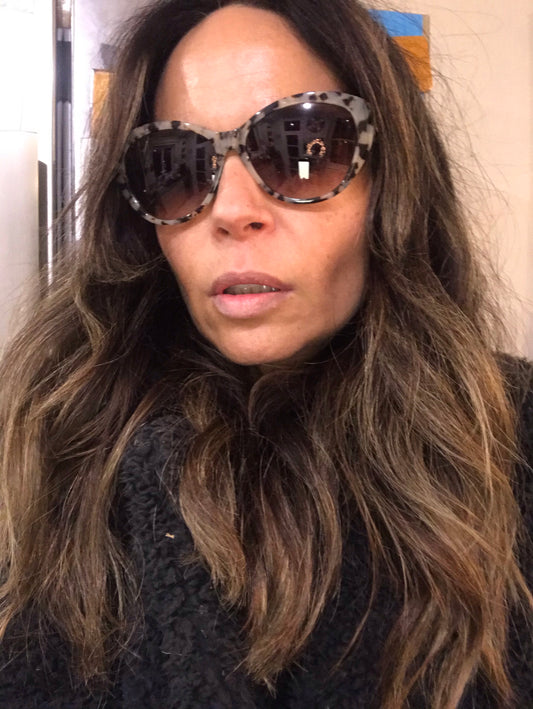 WHISTLES Animal Print Sunglasses