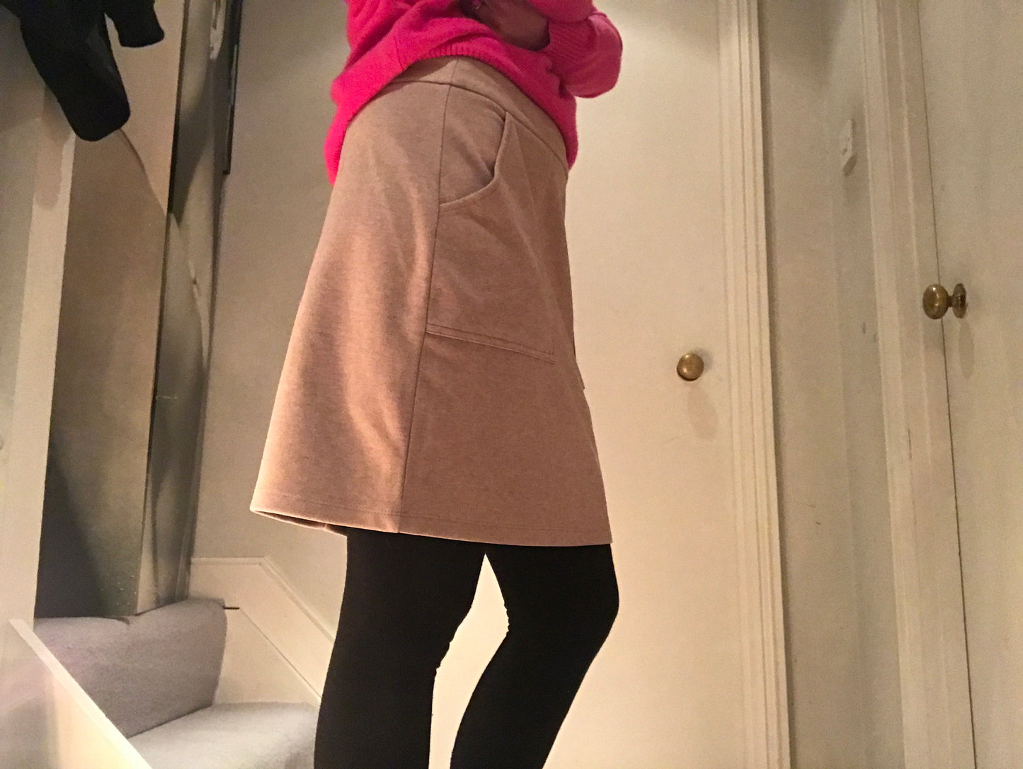 Secretary Supersoft Camel Skirt