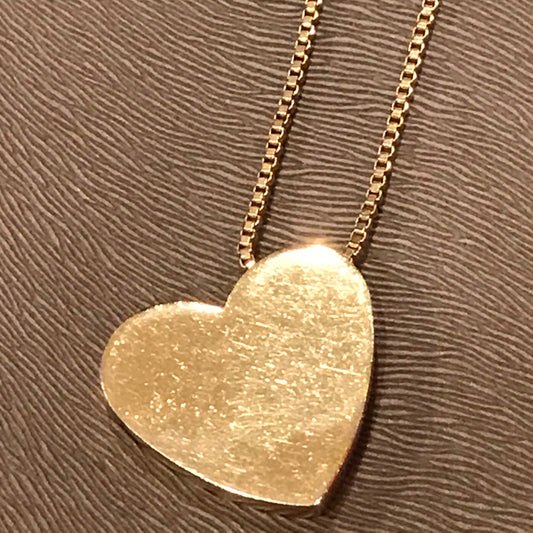 14K Gold Love Heart Necklace