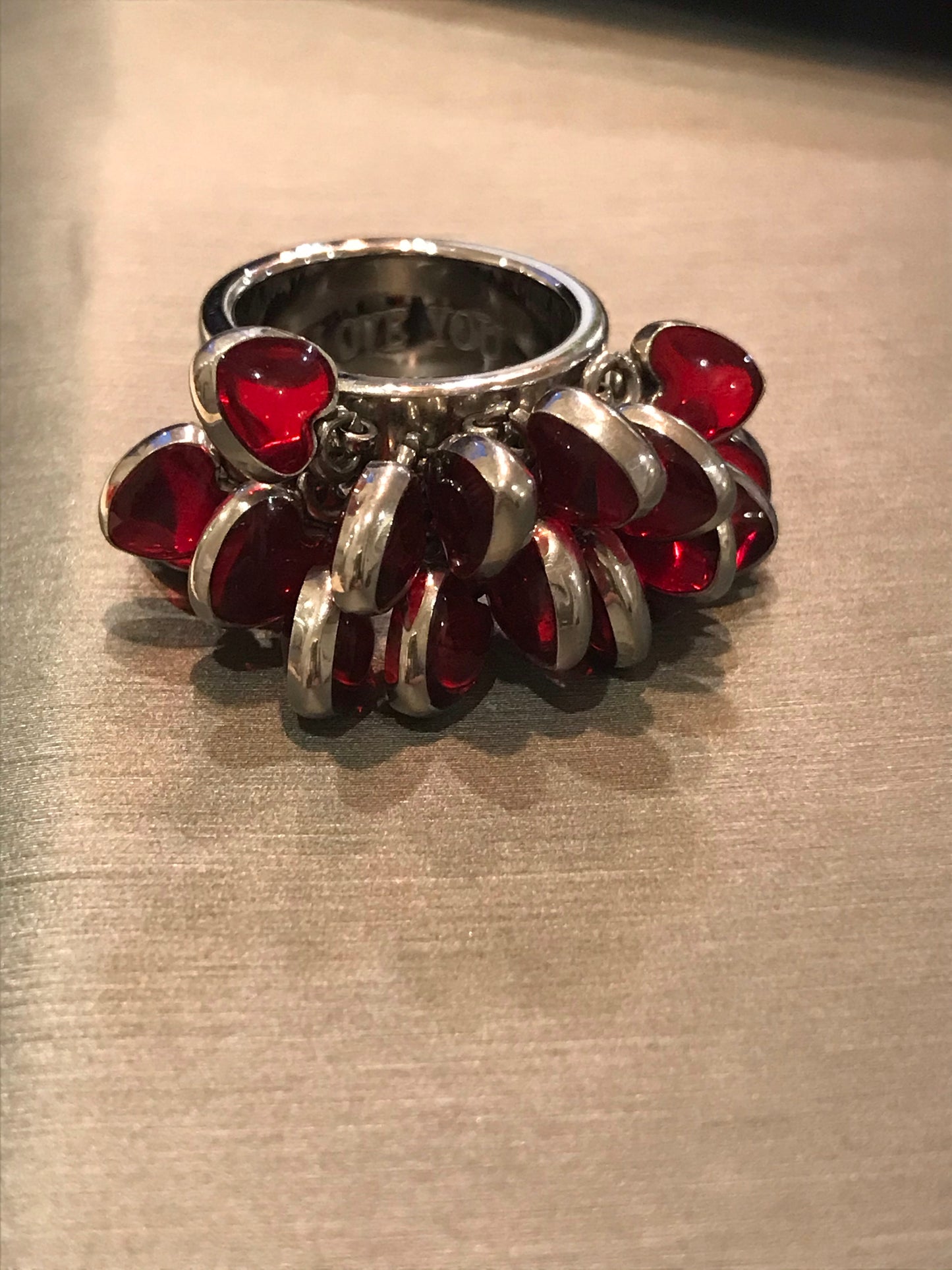 Bouquet of Love Heart Ring