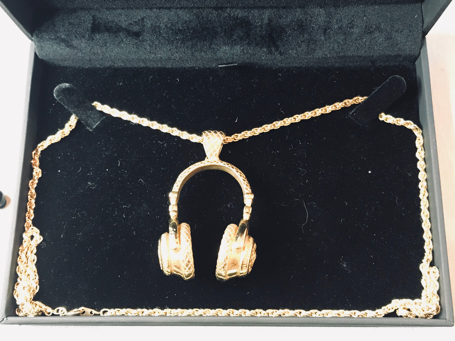 'Hey Mr. DJ' Gold-Plated Pendant