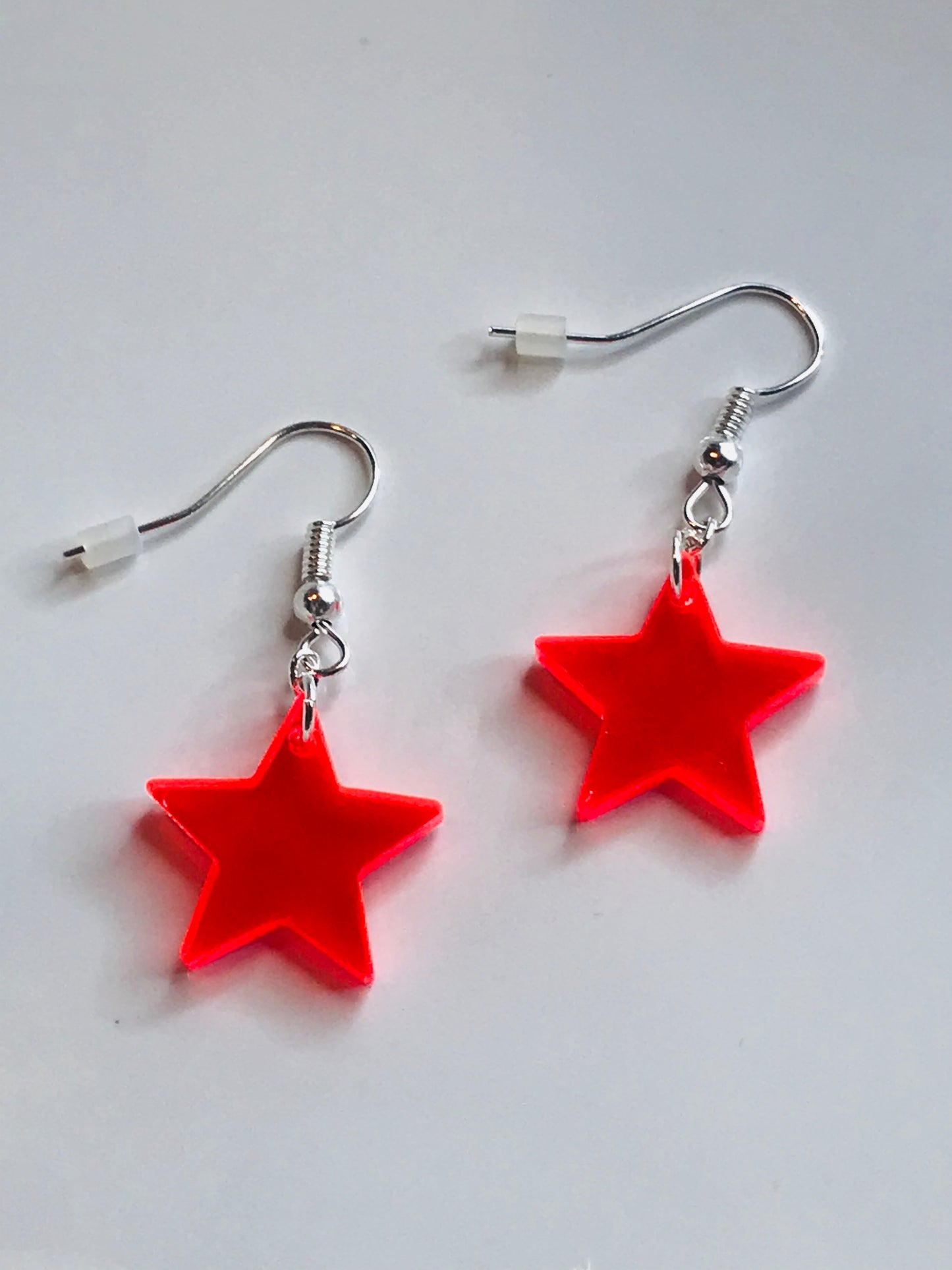 Red Star Earrings
