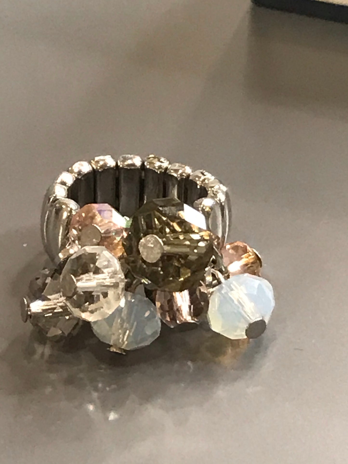 Silver Bobble Gemstone Fancy