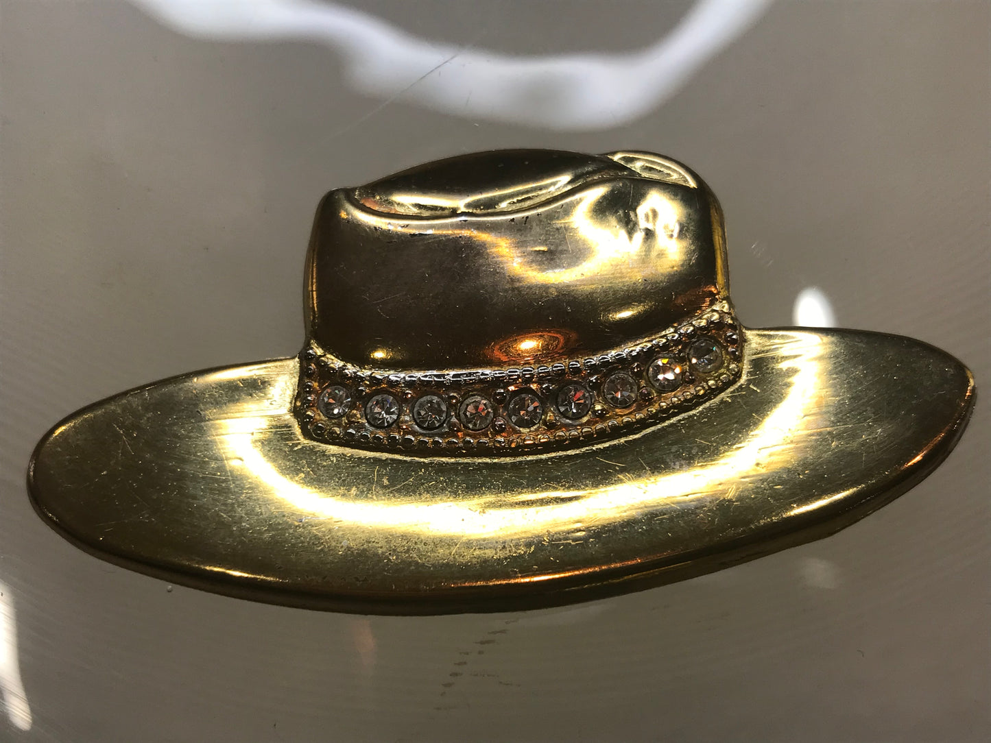 Ride ‘Em Cowboy Vintage Gold Brooch