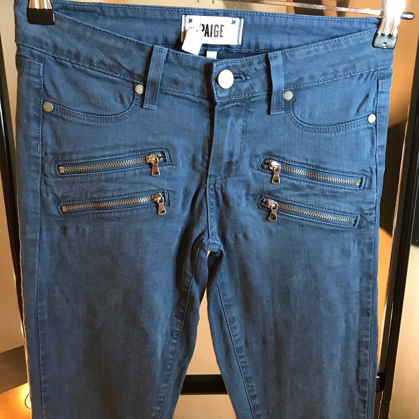 Paige Denim Quatre Zip Jeans