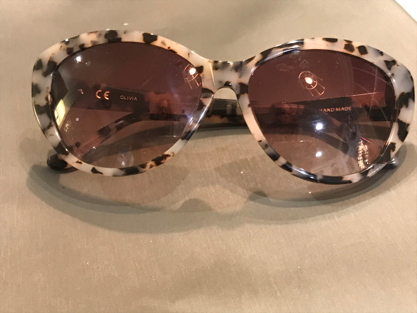 WHISTLES Animal Print Sunglasses