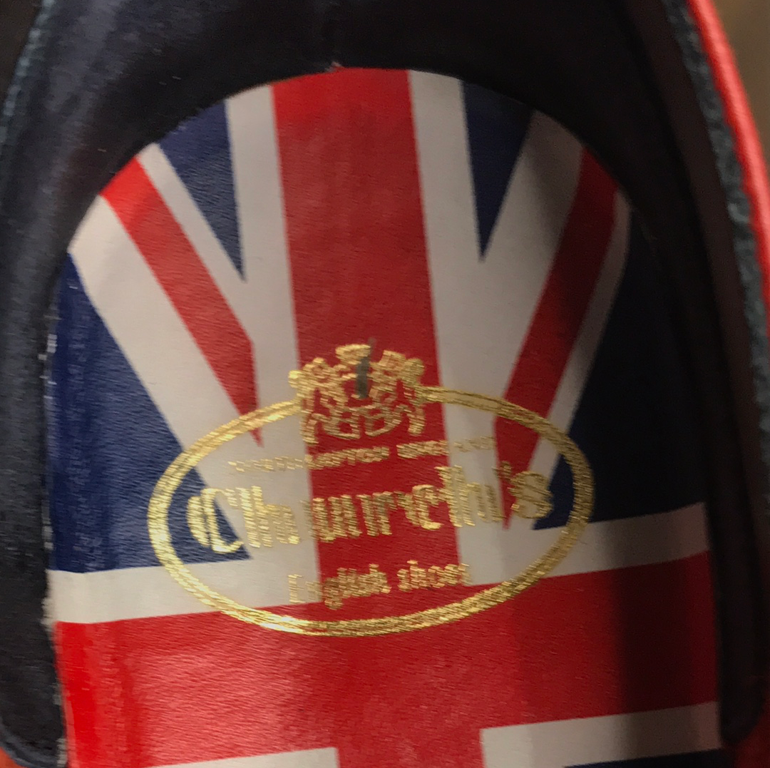 Church’s Red Leather Brogues (size 38)