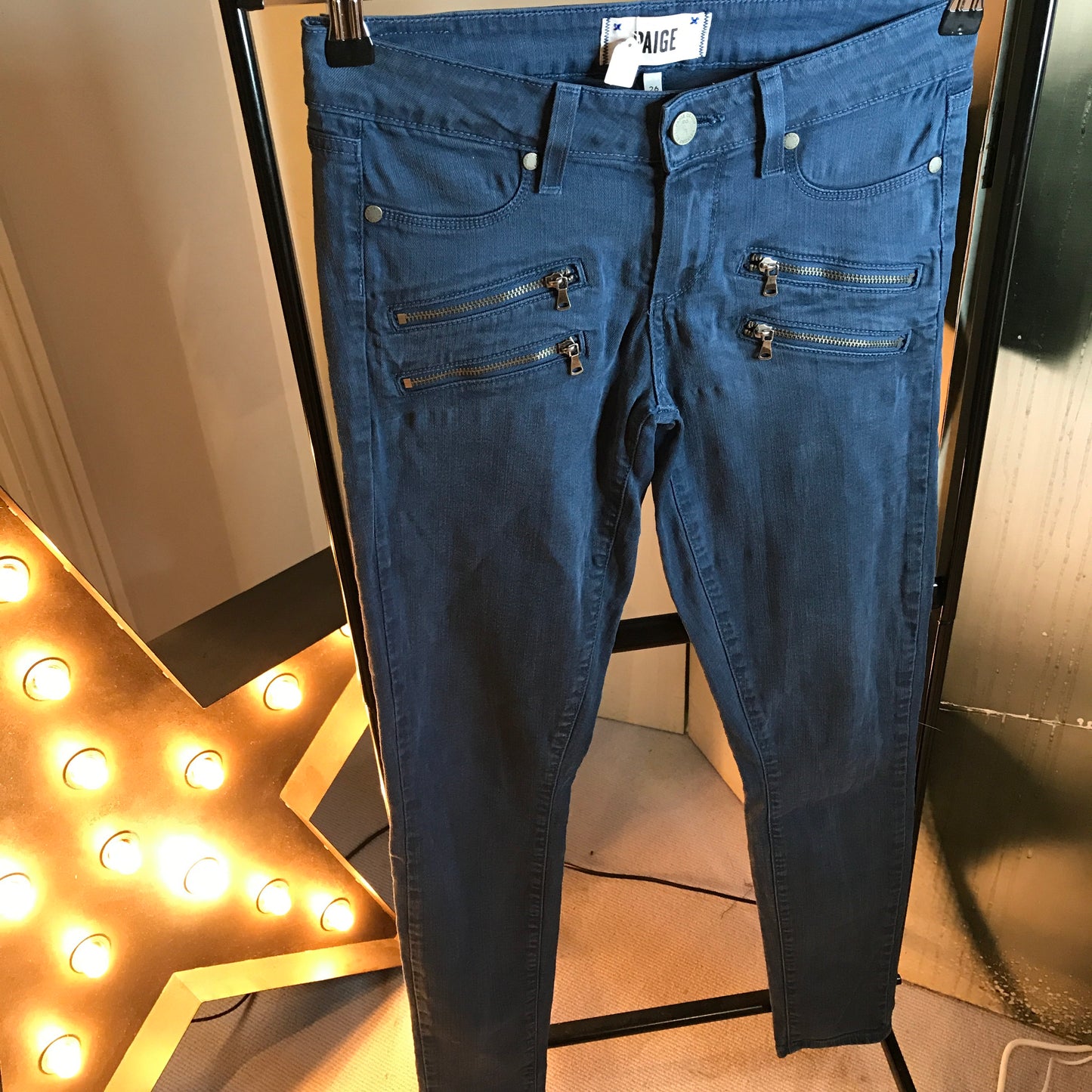 Paige Denim Quatre Zip Jeans