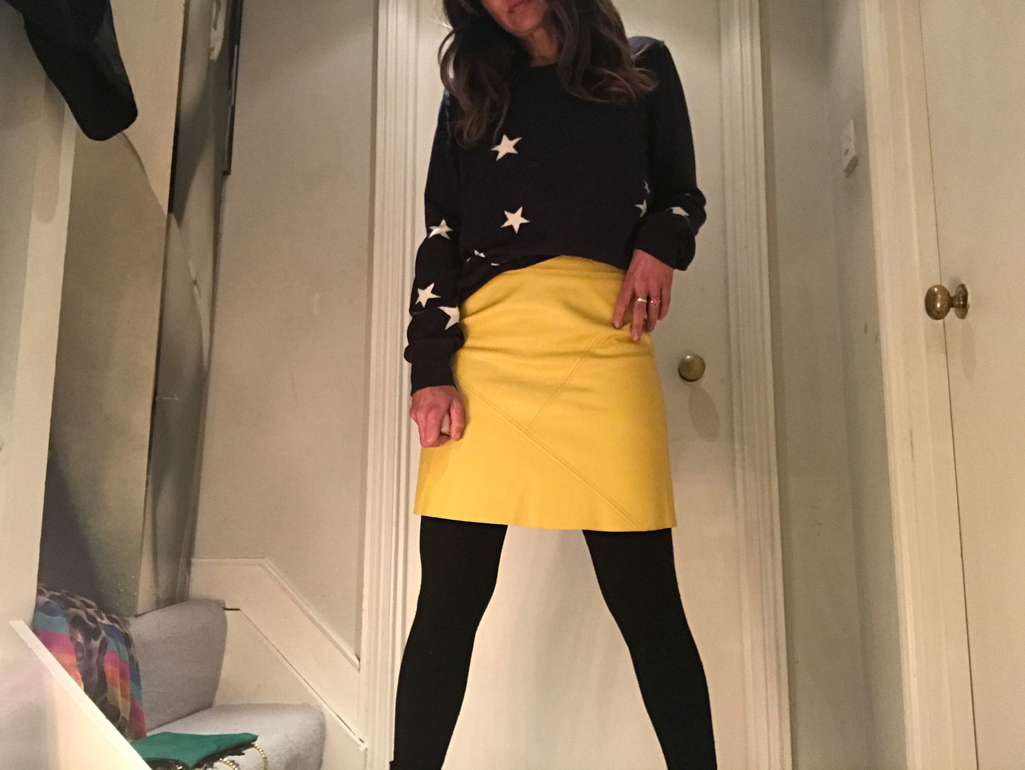 Navy Star Boyfriend Jumper