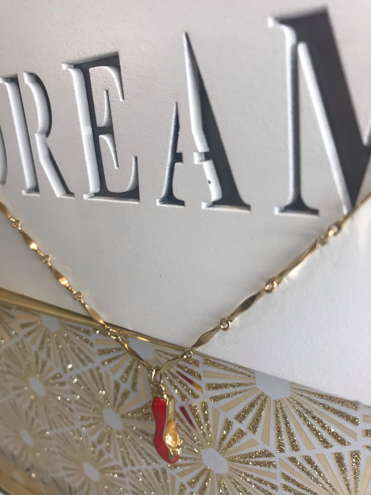 Glass Slipper Necklace