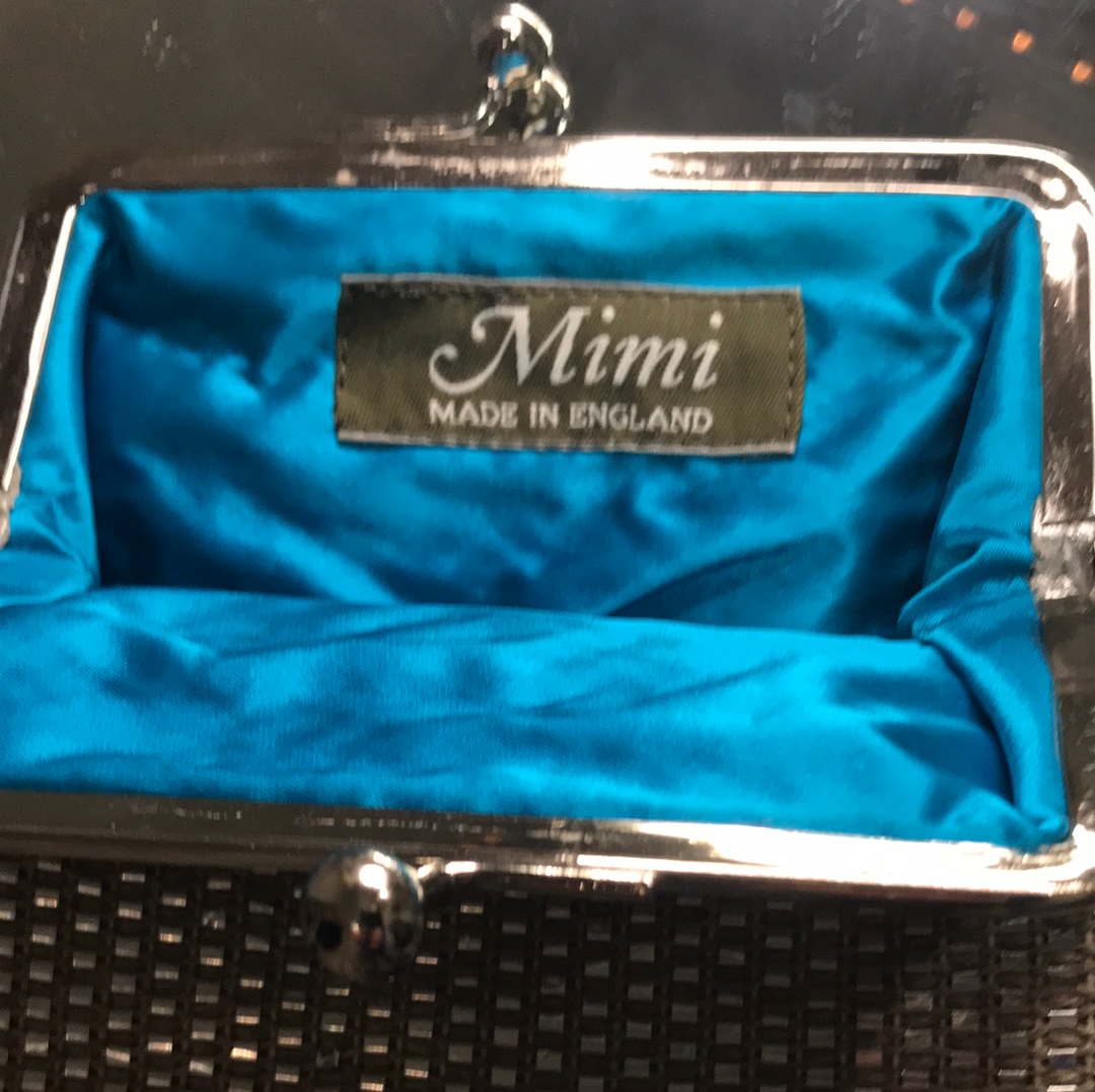 Vintage Silver Designer Clasp Purse