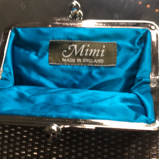 Vintage Silver Designer Clasp Purse