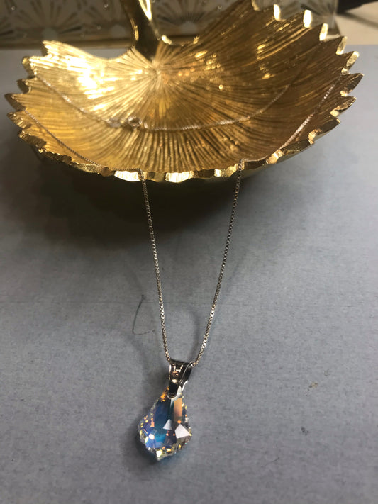 Greta Garbo Moon Drop Necklace