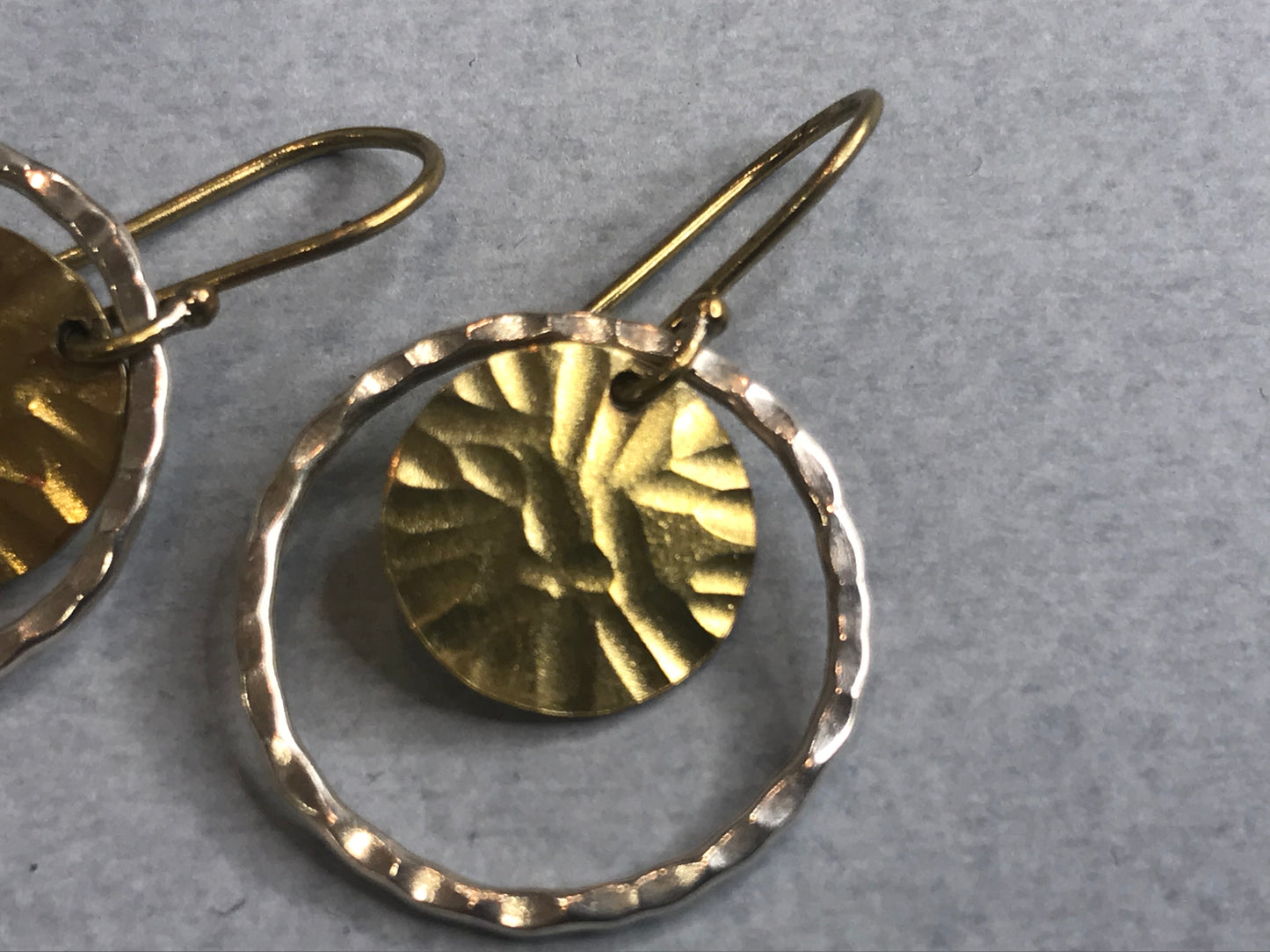 Gold Disc Darling Earrings