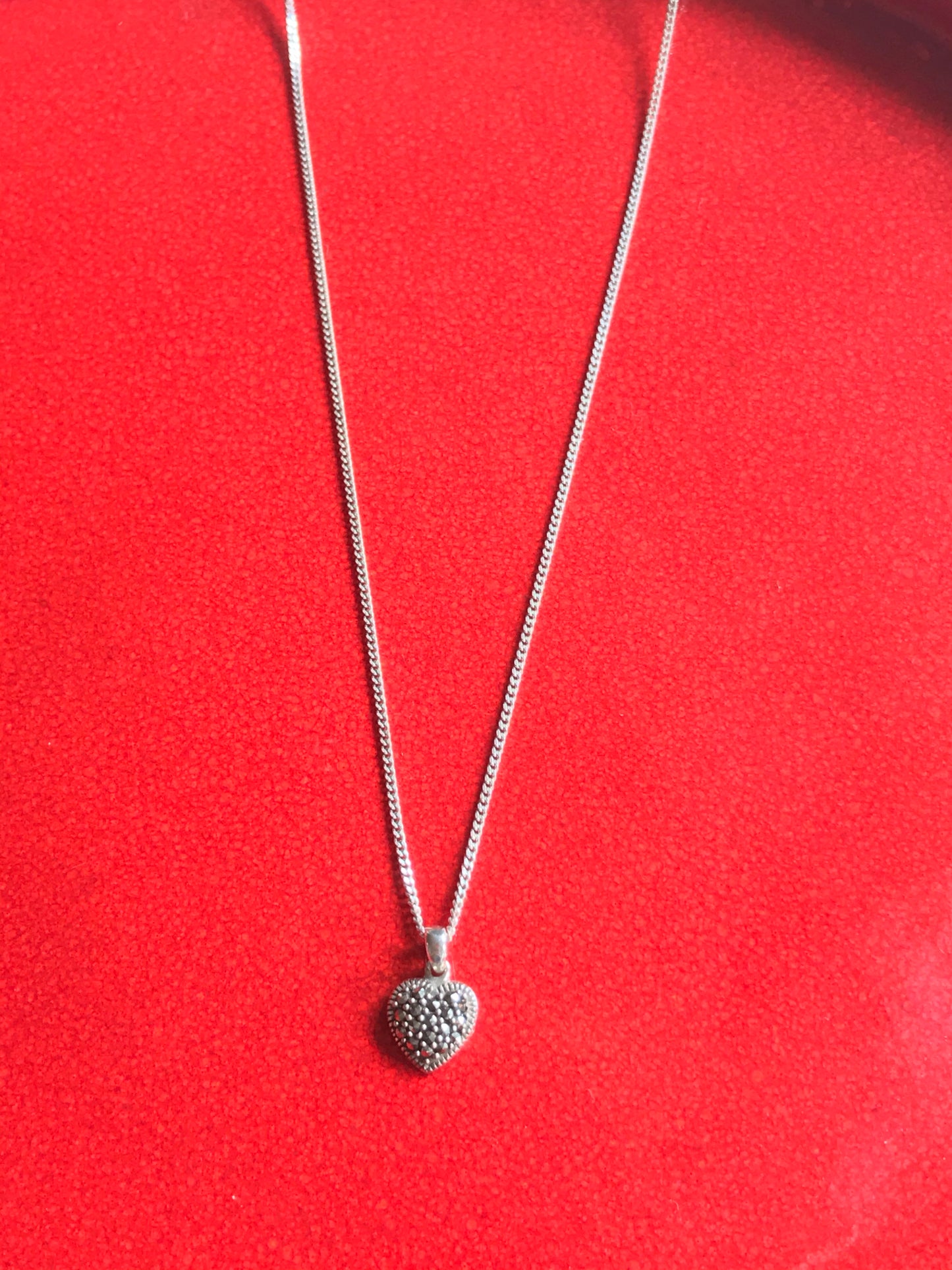 Glittering Prize Heart Necklace