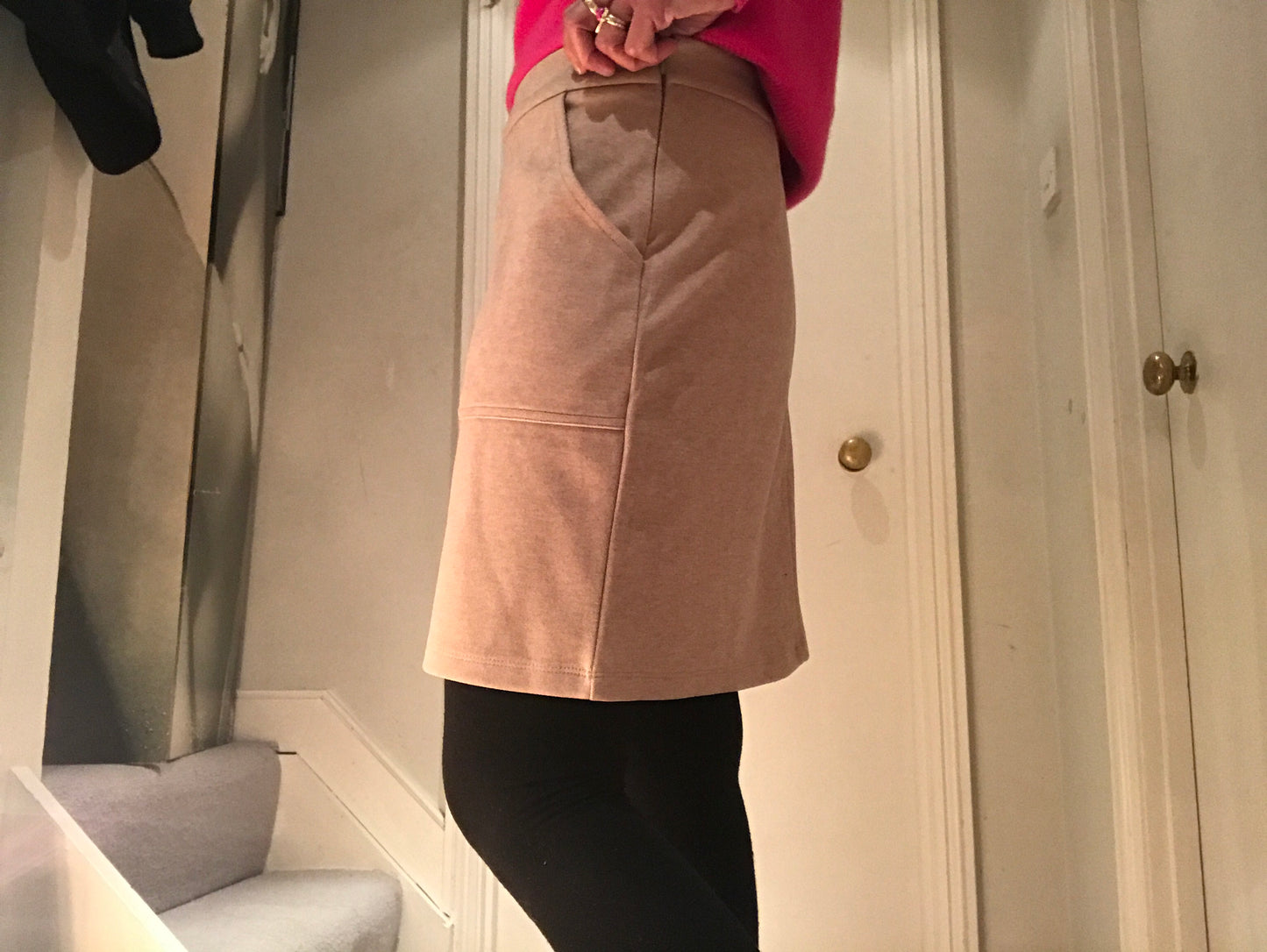 Secretary Supersoft Camel Skirt