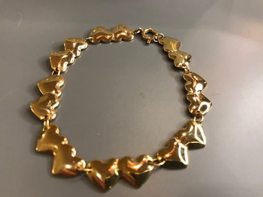 Sweetie Pie Gold-Plated Vintage Bracelet