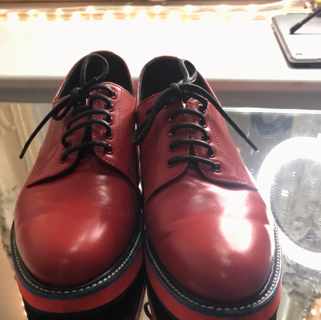 Church’s Red Leather Brogues (size 38)