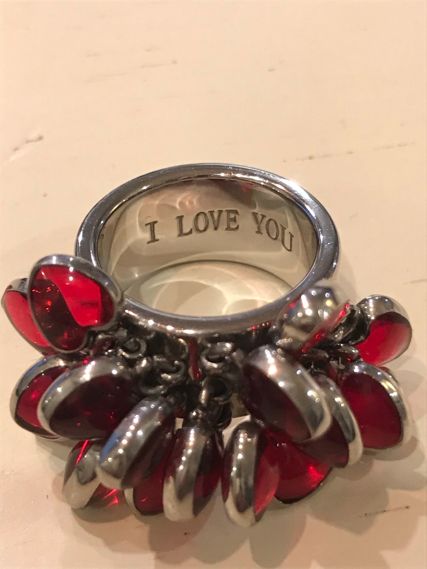 Bouquet of Love Heart Ring