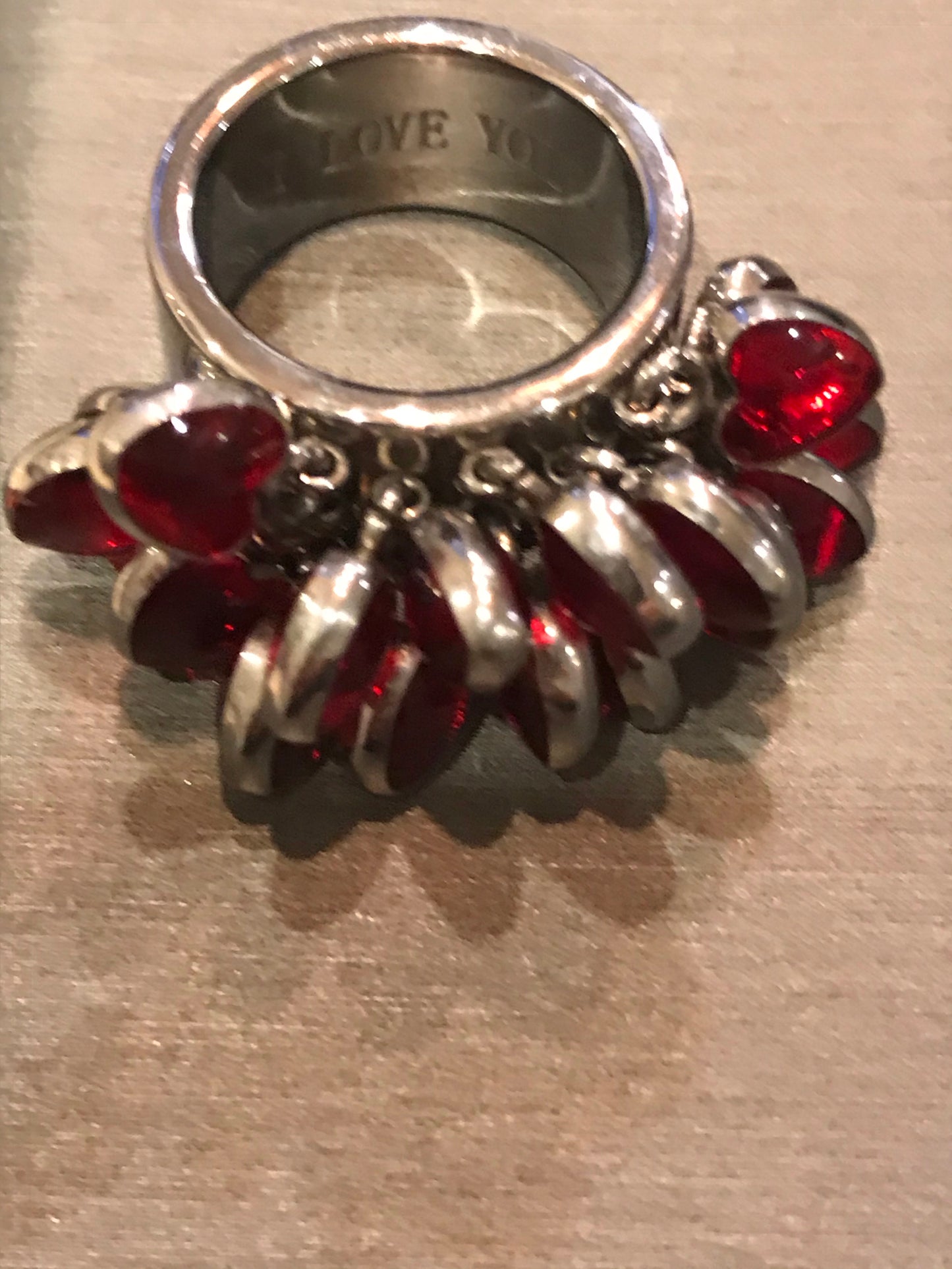Bouquet of Love Heart Ring