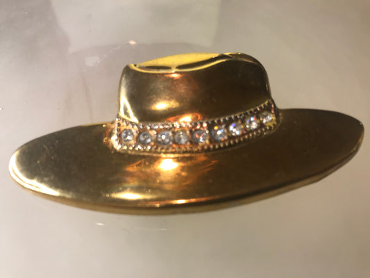 Ride ‘Em Cowboy Vintage Gold Brooch