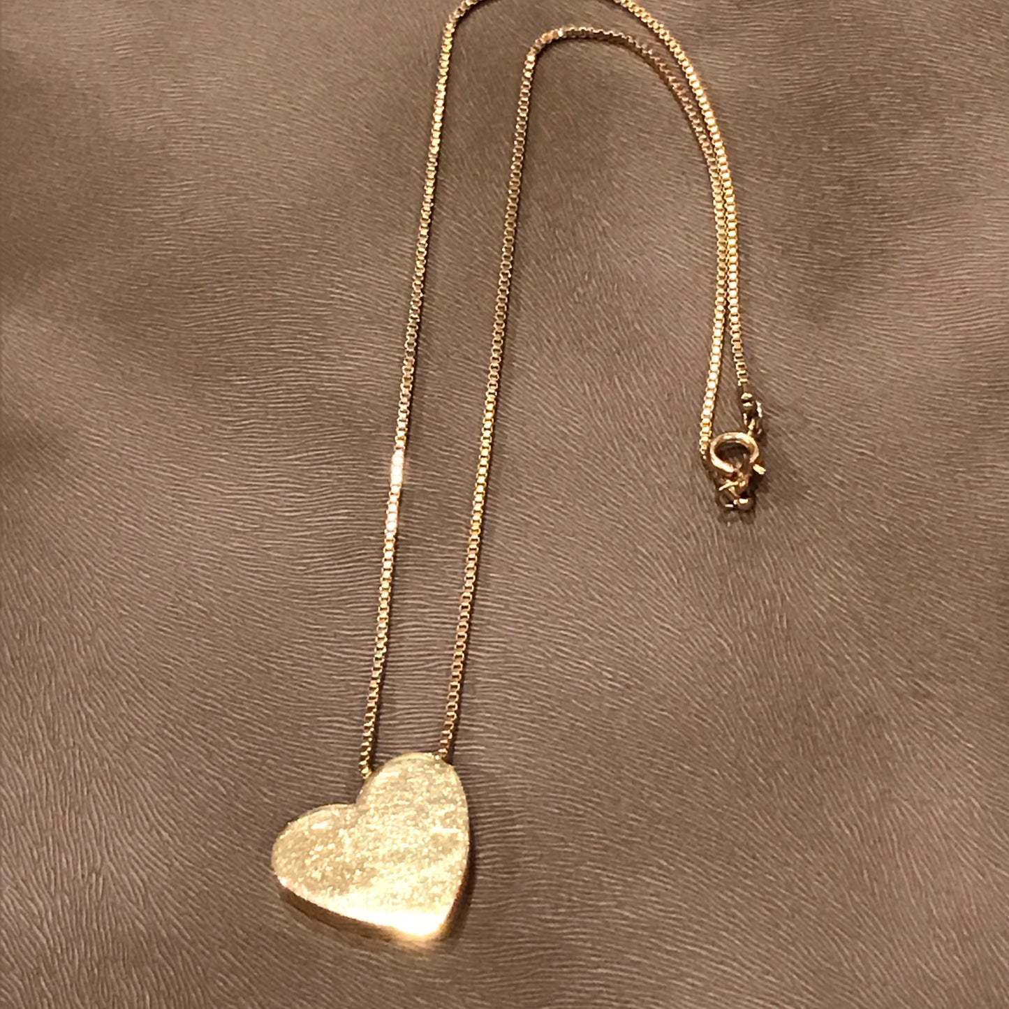 14K Gold Love Heart Necklace