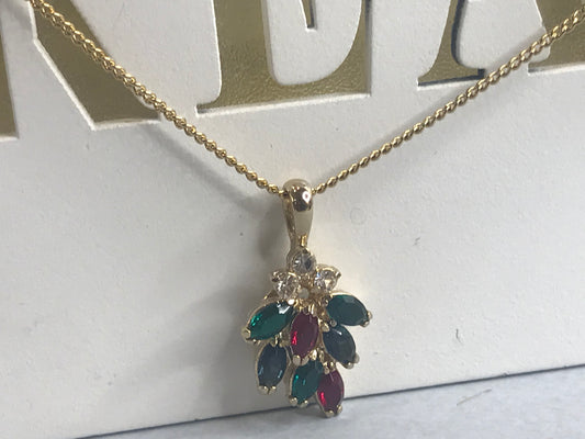 Festive Gemstone Necklace