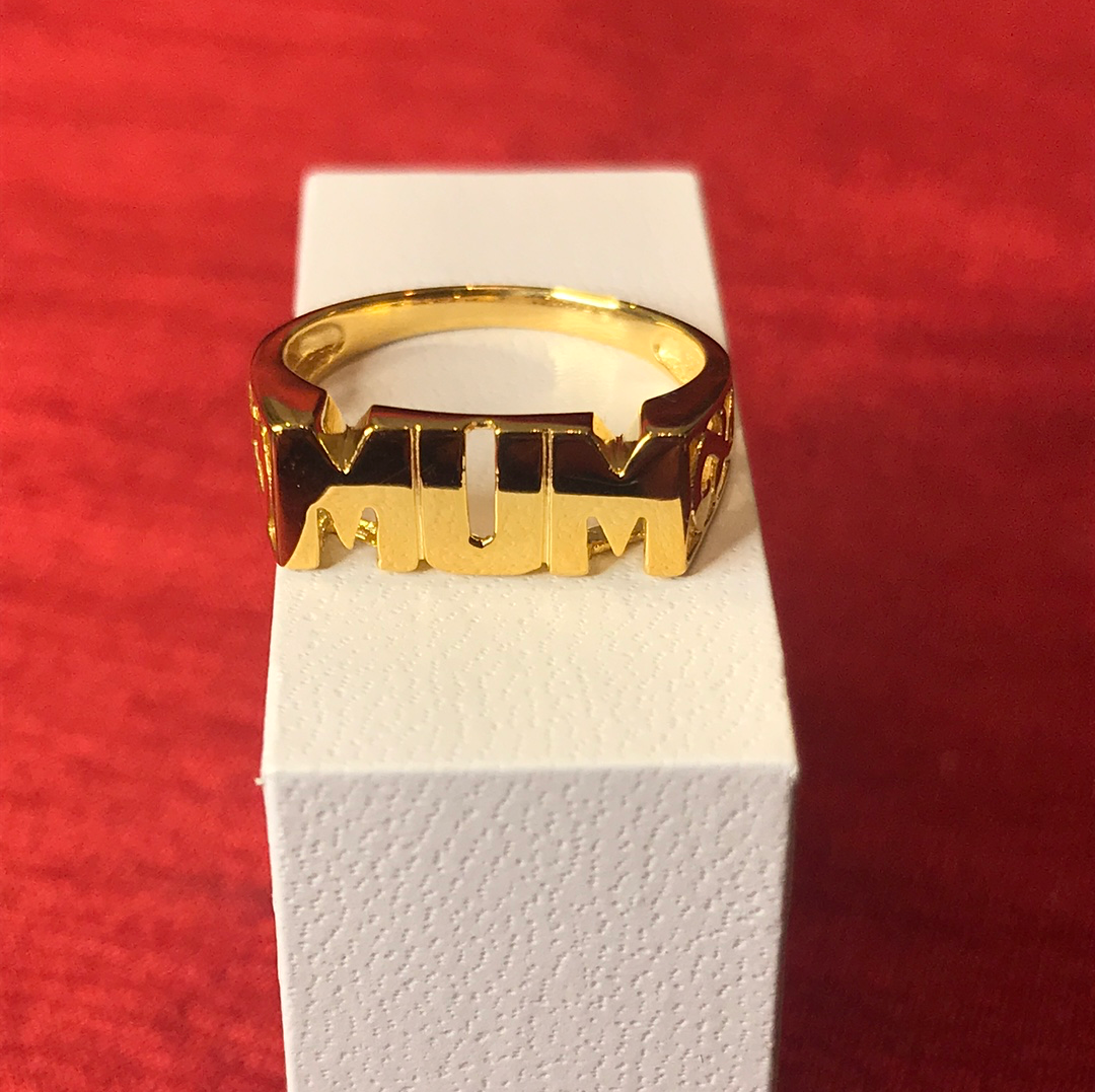 'Mum's Are Made of Gold' Ring