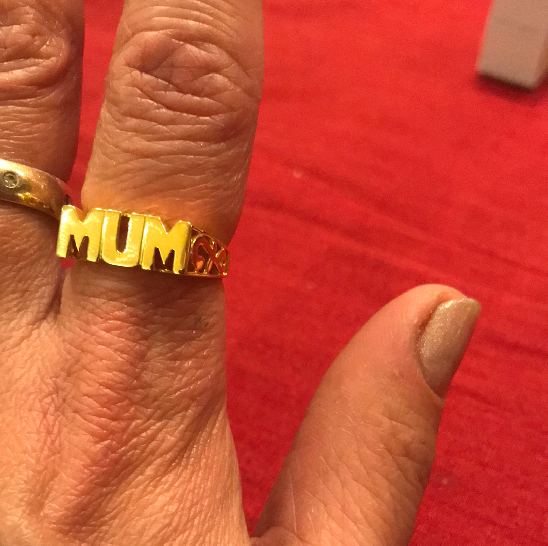 'Mum's Are Made of Gold' Ring
