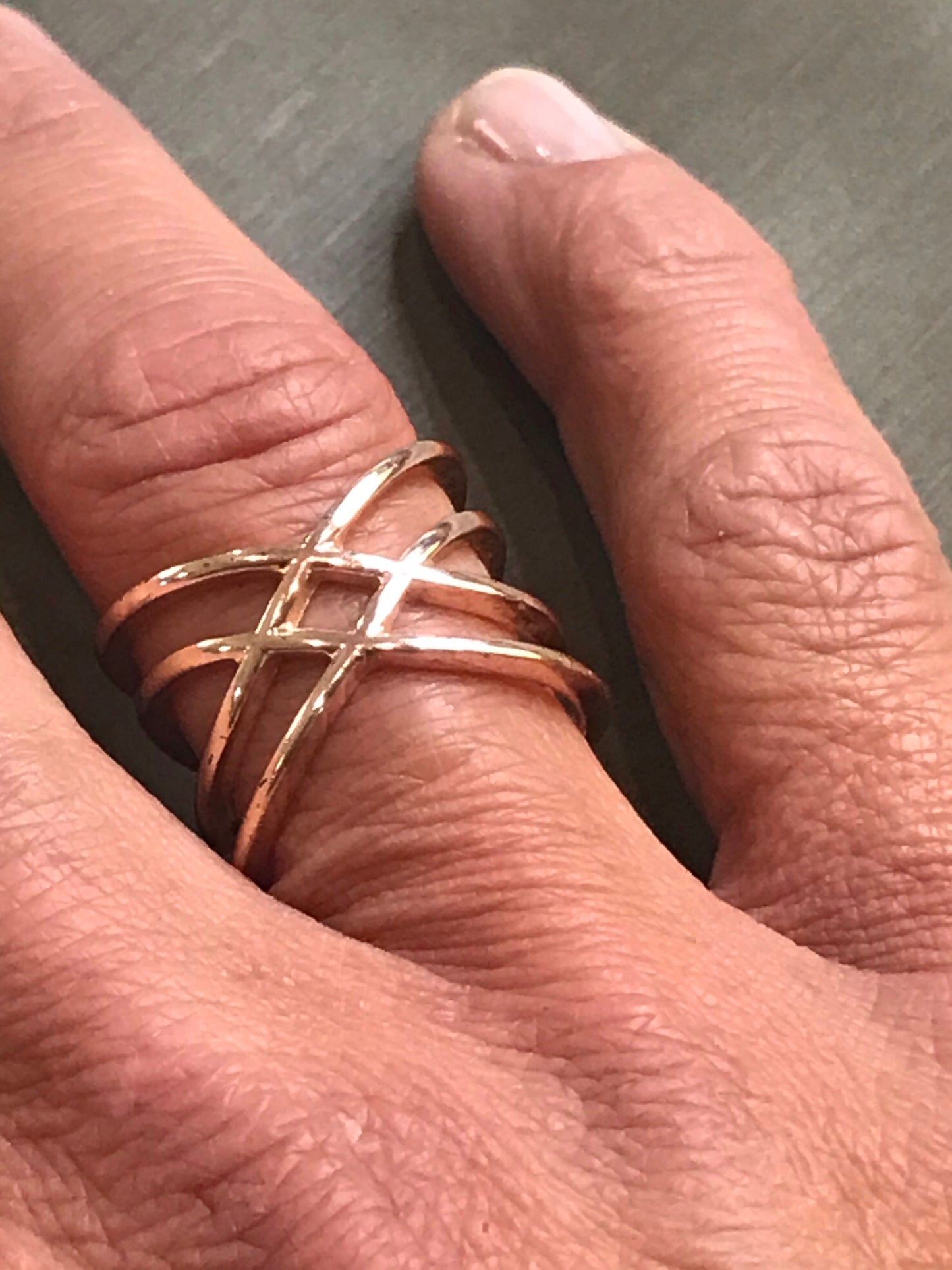 Rose Gold-Plated Queen of the Universe Ring