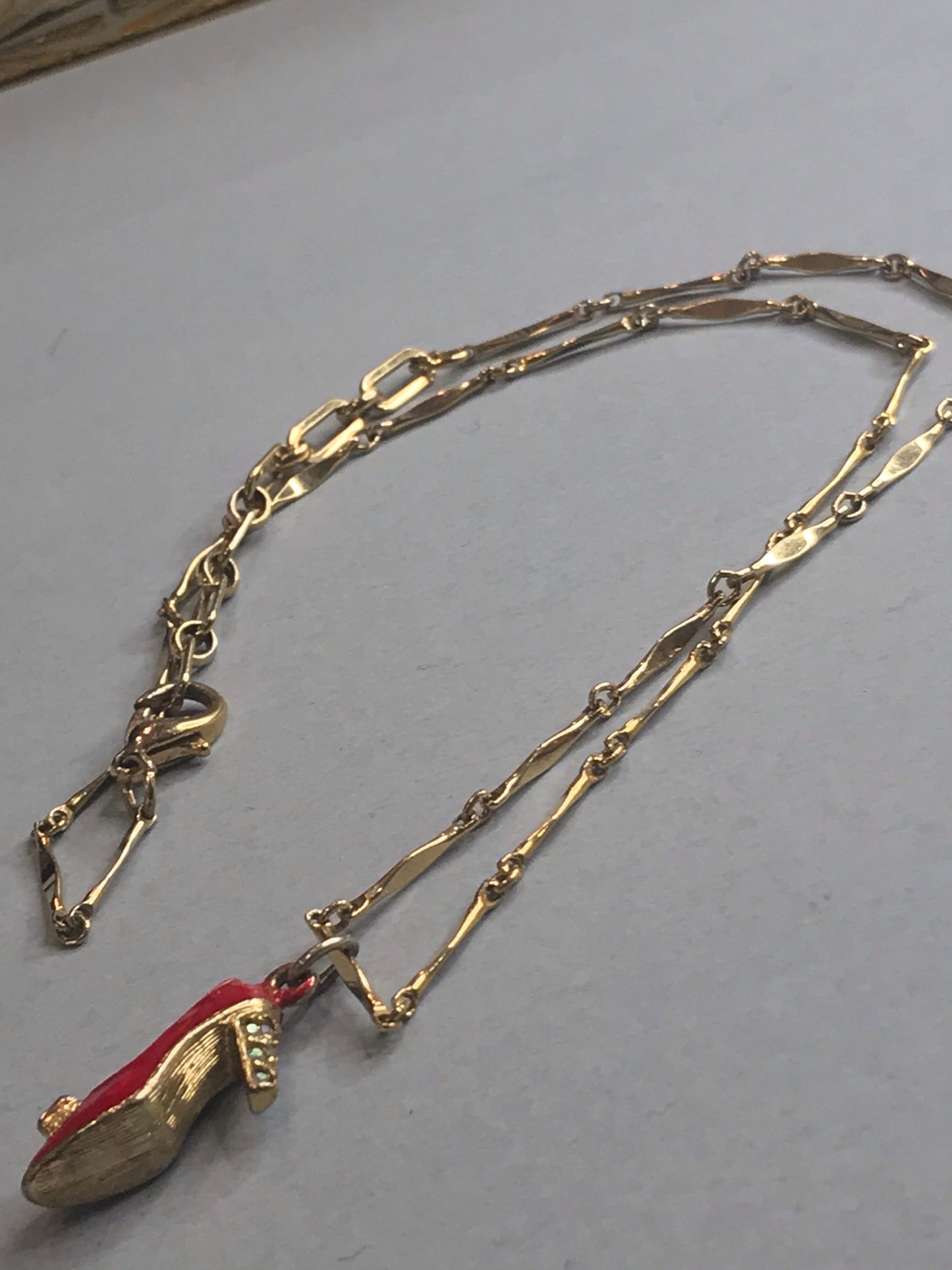 Glass Slipper Necklace