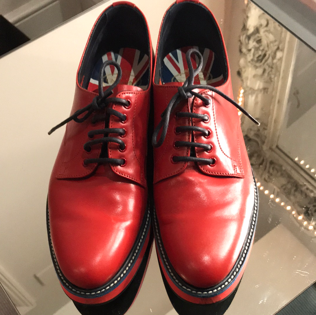 Church’s Red Leather Brogues (size 38)
