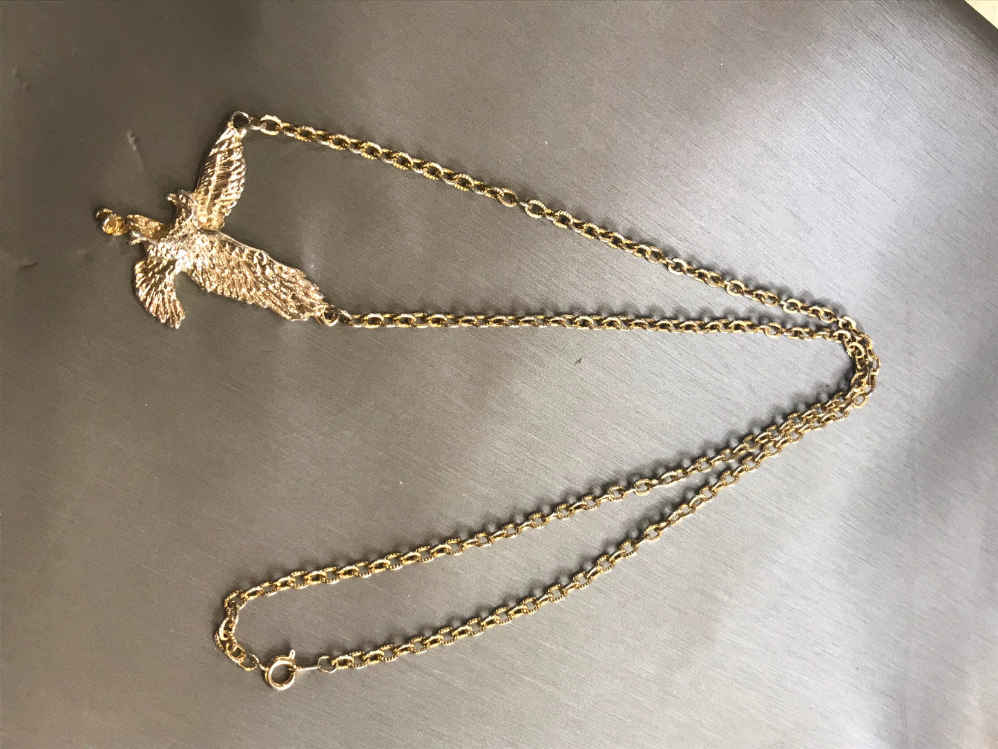Fly Like An Eagle Gold Necklace
